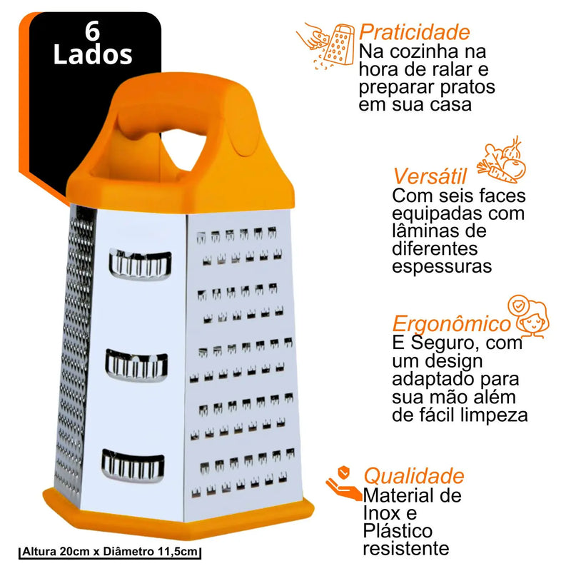 Ralador de 6 Lados